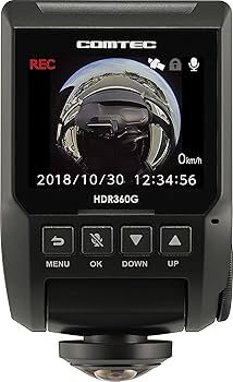 Amazon.co.jp: コムテック 360度全方向対応ドライブレコーダー HDR360G