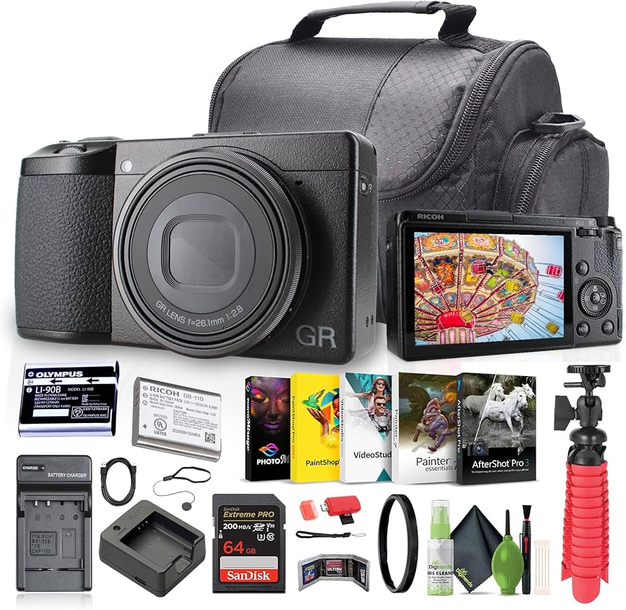 Amazon.com : Ricoh GR IIIx Compact Portable Digital Camera (15286