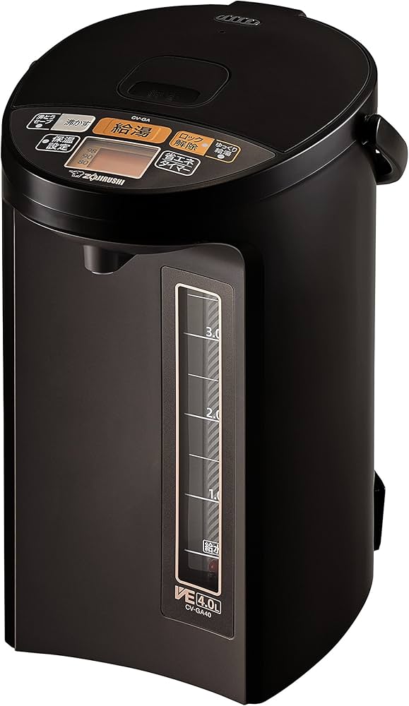 Amazon | 象印マホービン 電気ポット 4.0L ブラウン CV-GA40-TA | 象印