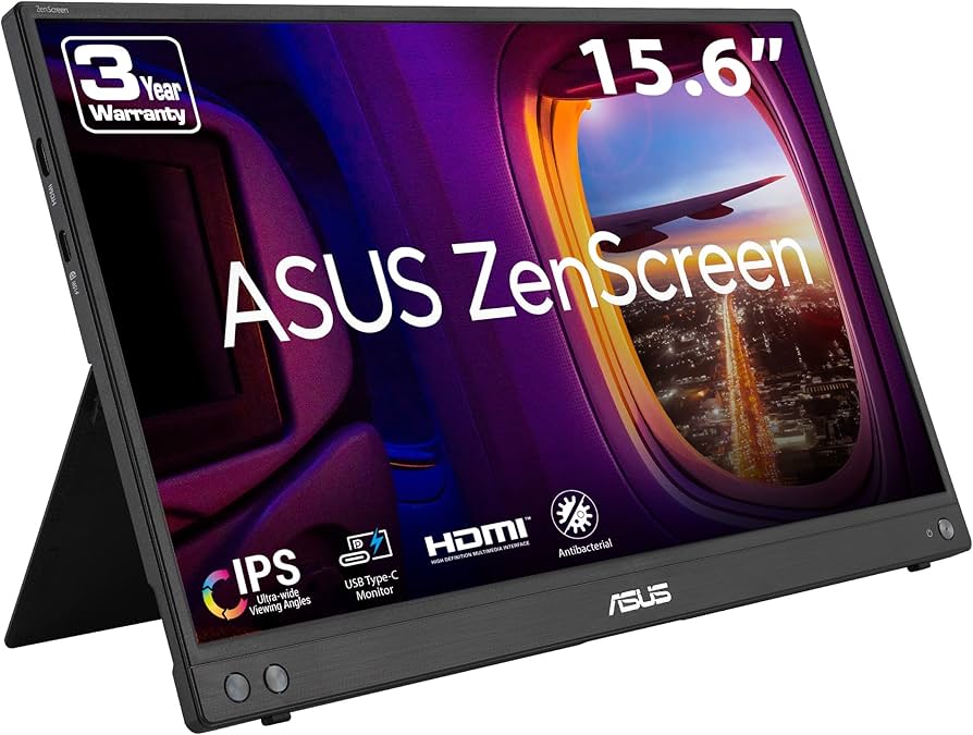 Amazon.com: ASUS ZenScreen 16” (15.6 inch viewable) 1080P USB-C