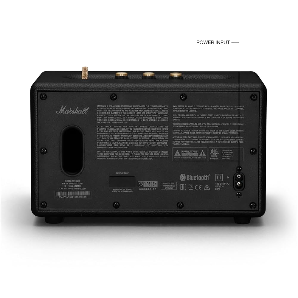 Marshall Acton III Wired Connectivity Stereo Home Speakers with