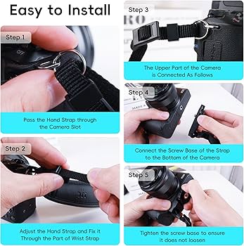 Amazon | JJC カメラ用 ハンドグリップストラップ Canon EOS R6 Mark