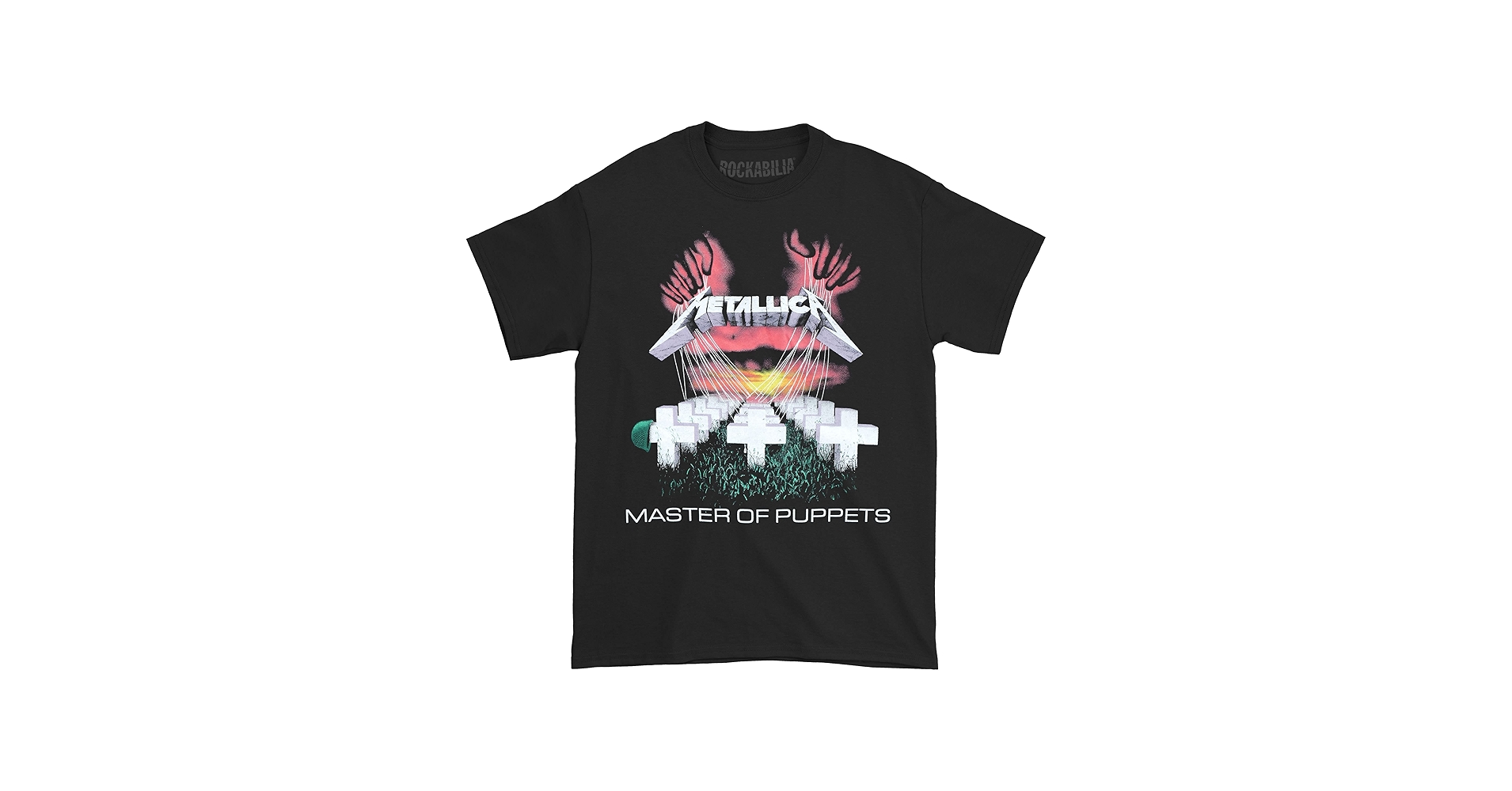 Amazon.com: Metallica Men's Master of Puppets T-Shirt Small Black