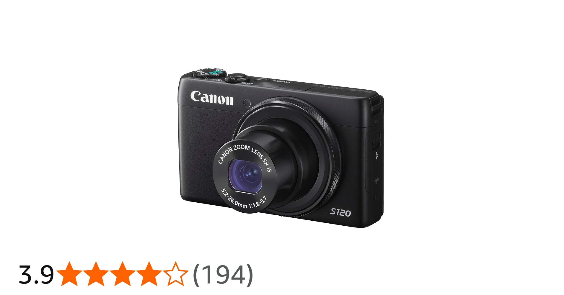 Amazon.co.jp: Canon Digital Camera PowerShot S120 (Black) F-value