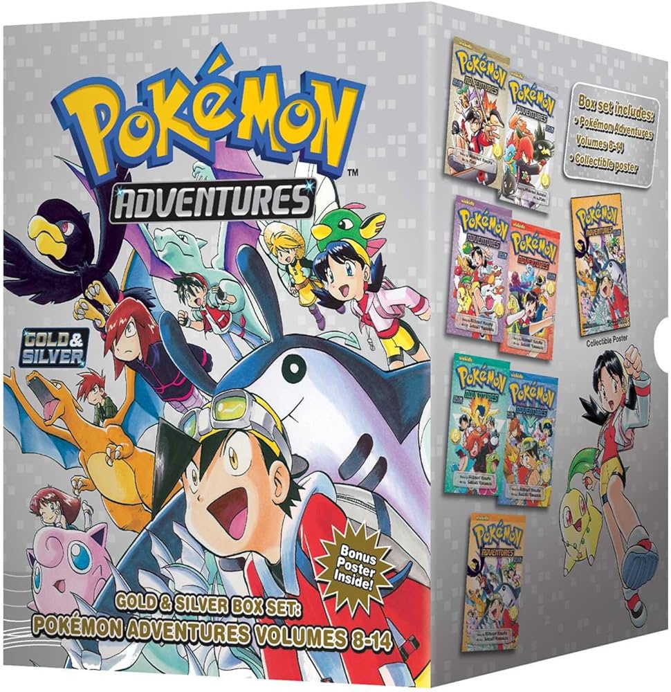 Amazon.com: Pokémon Adventures Gold & Silver Box Set (Set Includes