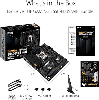 Amazon.com: ASUS TUF Gaming B650-PLUS WiFi AMD B650 AM5 Ryzen