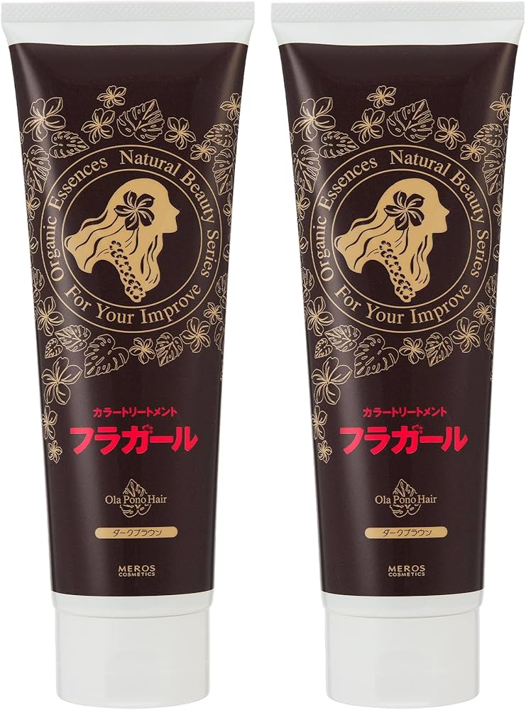 Amazon | フラガールカラートリートメント ダークブラウン【同色2本