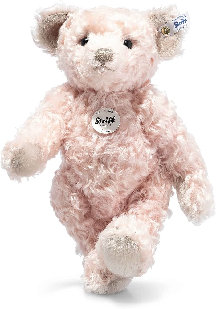 Amazon.com: Steiff Linda Teddy Bear Collectible Plush Animal, Pale