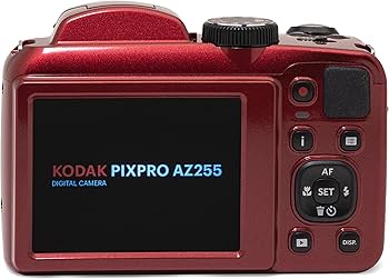 Amazon.com : Kodak PIXPRO AZ255 Digital Camera (Red) Bundle + 32GB
