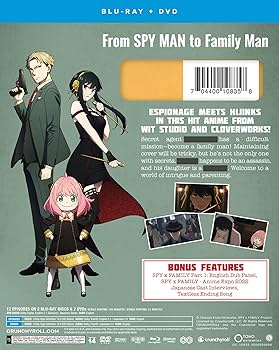 Amazon.com: SPY x FAMILY: Season 1 Part 1 [Blu-ray] : Various