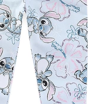 Disney Lilo & Stitch Girls 2 Pack Fleece Pants Set for Little Kids
