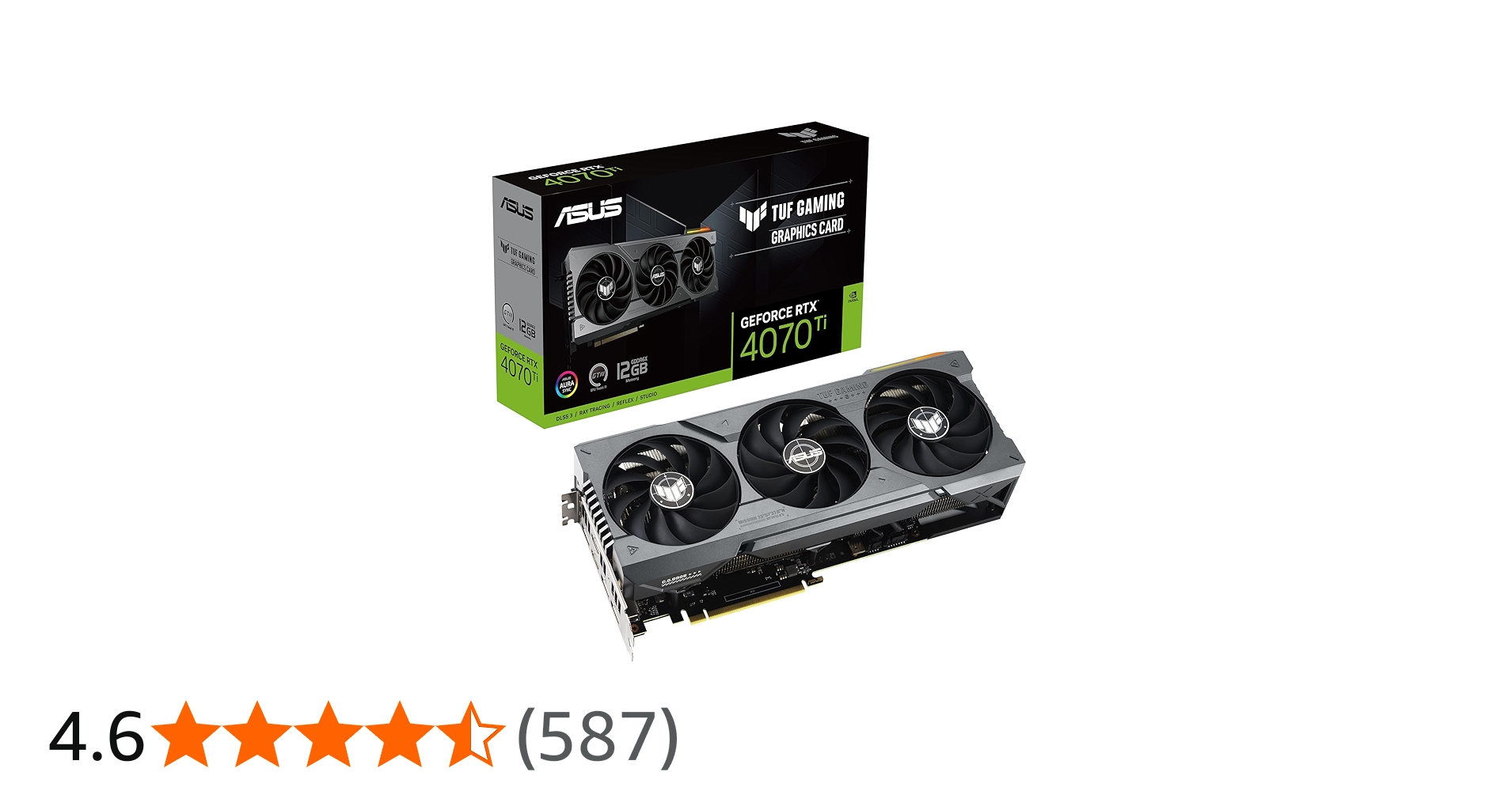 Amazon | ASUS TUF Gaming GeForce RTX 4070 Ti ゲーミング