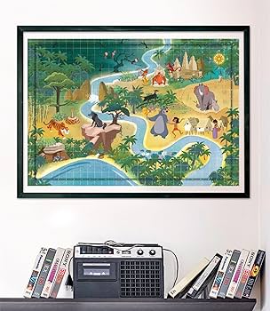 Amazon | Clementoni ジグソーパズル ストーリー マップ - ジャングル