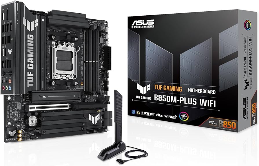 Amazon.com: ASUS TUF Gaming B850M-PLUS WiFi AMD AM5 B850 mATX