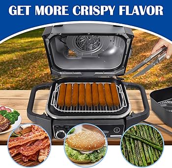 Amazon.com: SafBbcue Combo Crisper Basket & Smoke Rack for 7 in 1