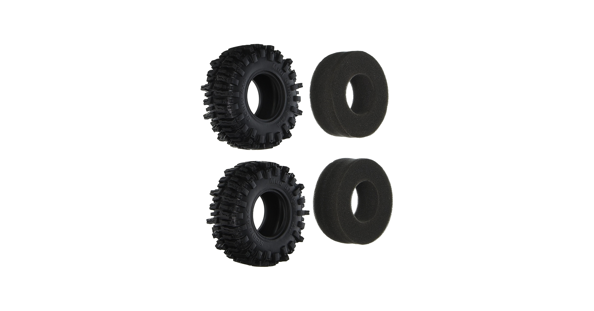 Amazon.com: RC4WD Z-T0097 Mud Slingers 2.2 Tires (1x Pair) : Toys