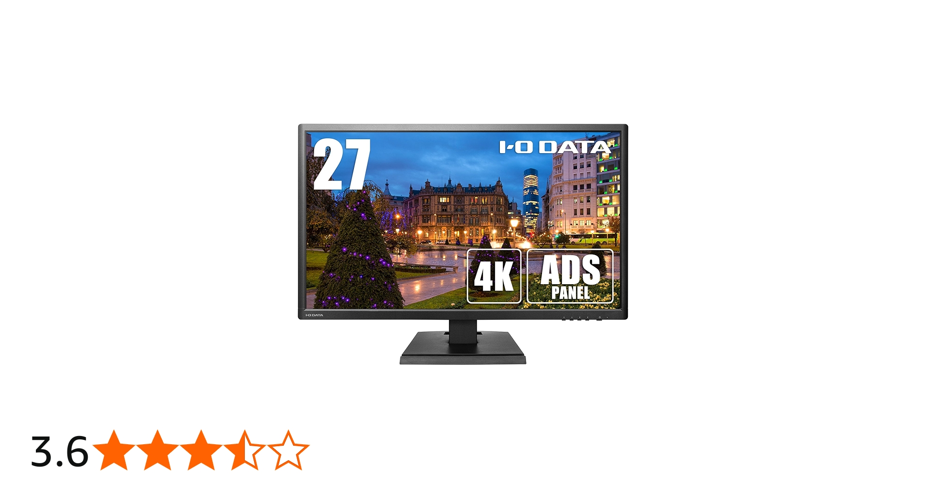 Amazon.co.jp: I-O DATA モニター ディスプレイ 27型 (4K/ADSパネル