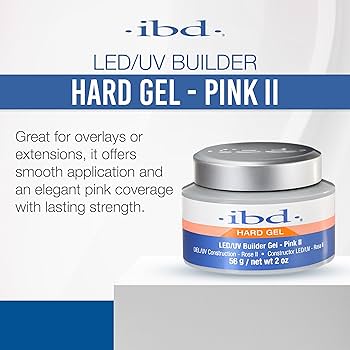 Amazon.com : IBD Hard Gel LED/UV, Builder Gel, Pink II, 2 oz
