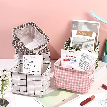 Amazon.com: Abgream Foldable Storage Basket - Set of 6 Small