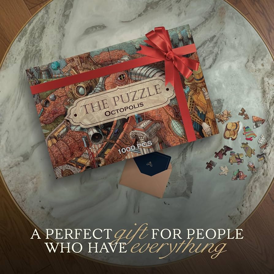 Amazon.com: HUNGRY MINDS Octopolis 1000 Piece Jigsaw Puzzle for