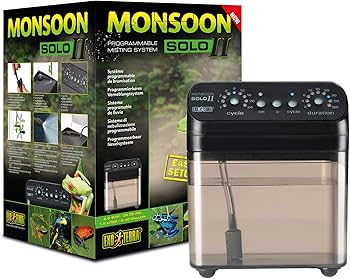 Amazon | Exo Terra Monsoon Solo II 爬虫類テラリウム用プログラム
