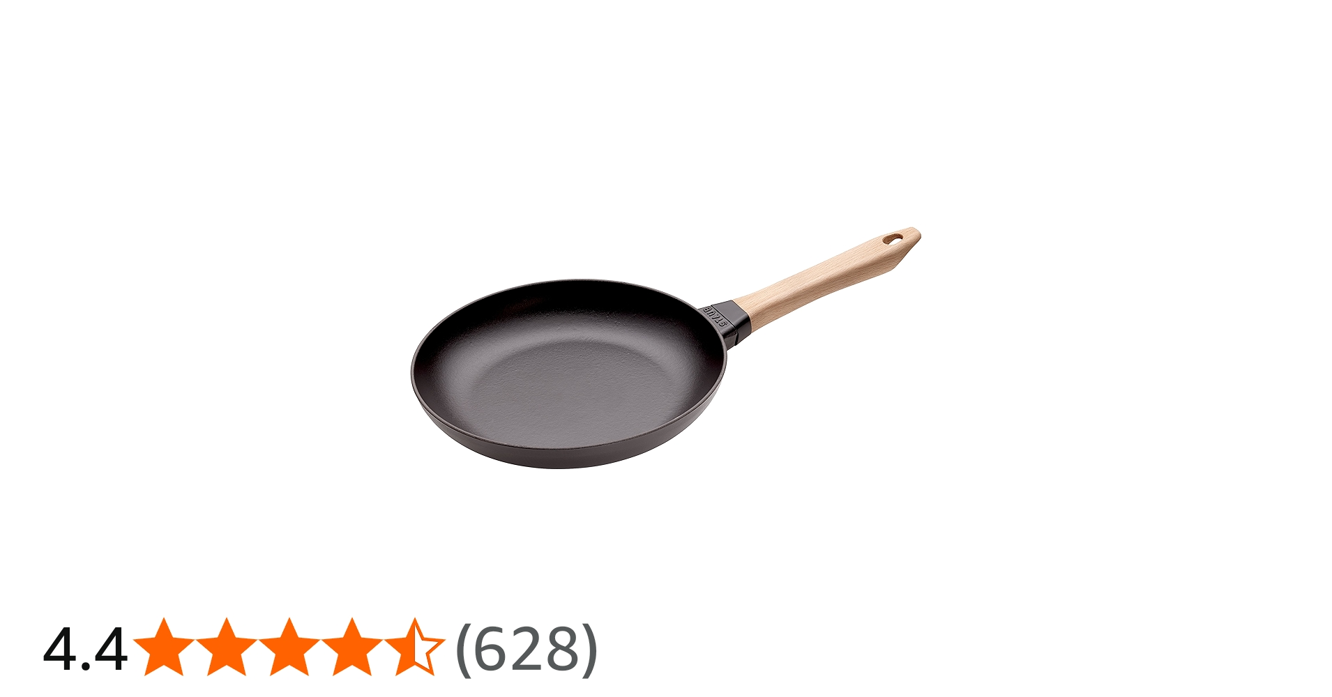 Amazon｜staub ストウブ 「 ウッドハンドル フライパン 26cm 」 鋳物