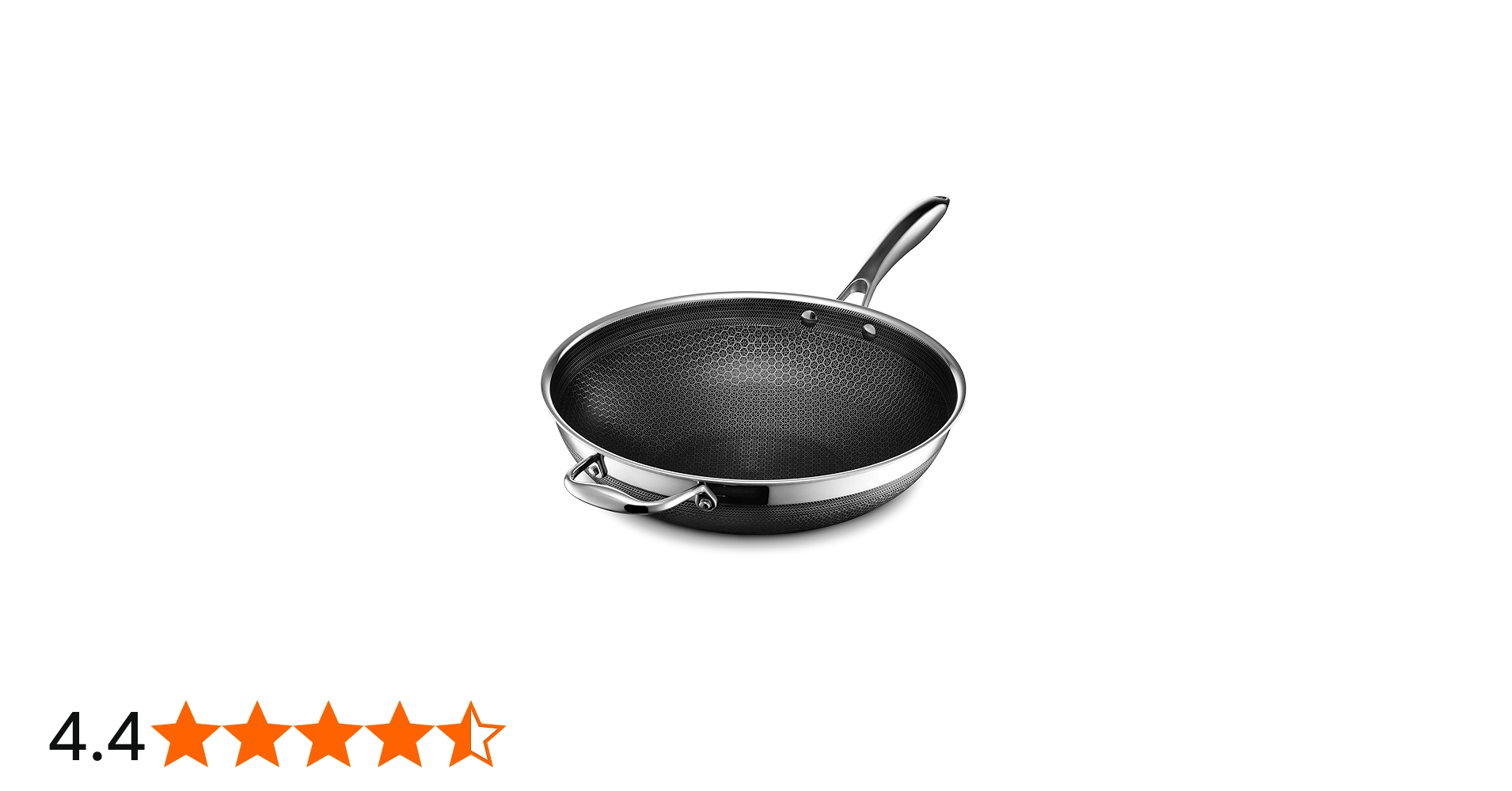 Amazon｜HexClad ハイブリッド ノンスティック 中華鍋 【30cm