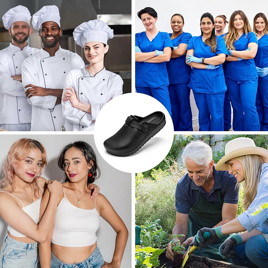 Amazon.com | ZXT Arch Support Work Clogs Slip Resistant Orthopedic