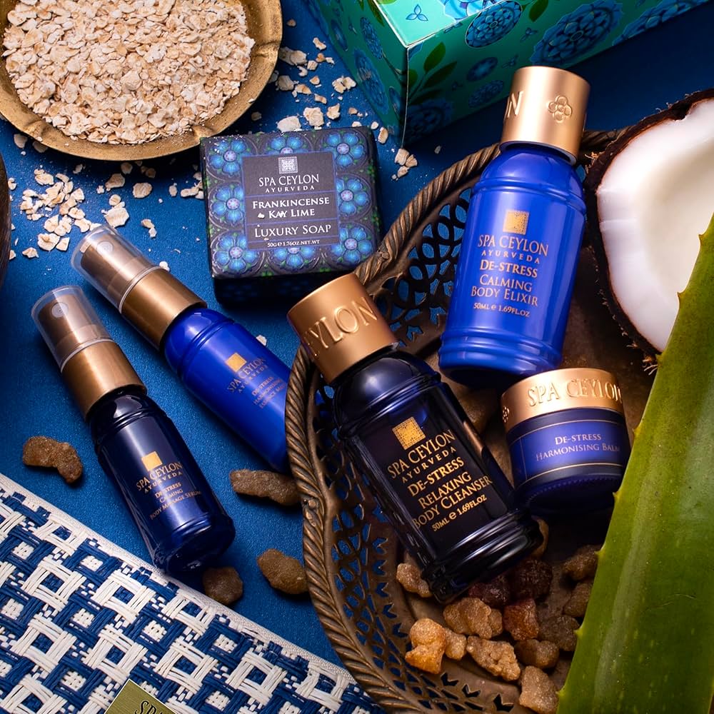 Amazon.com : SPA CEYLON De-stress Home Spa Set, Ayurvedic Spa Gift