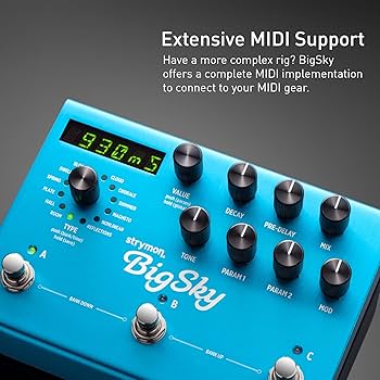 Pedal de Guitarra Strymon Bigsky Multidimensional Reverberator