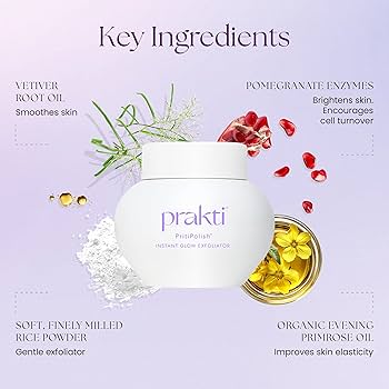 Amazon.com: Prakti PritiPolish Instant Glow Exfoliator, Gentle