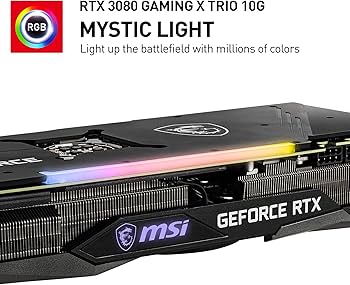 Amazon | 【整備済み品】 MSI GeForce RTX 3080 GAMING X TRIO 10G