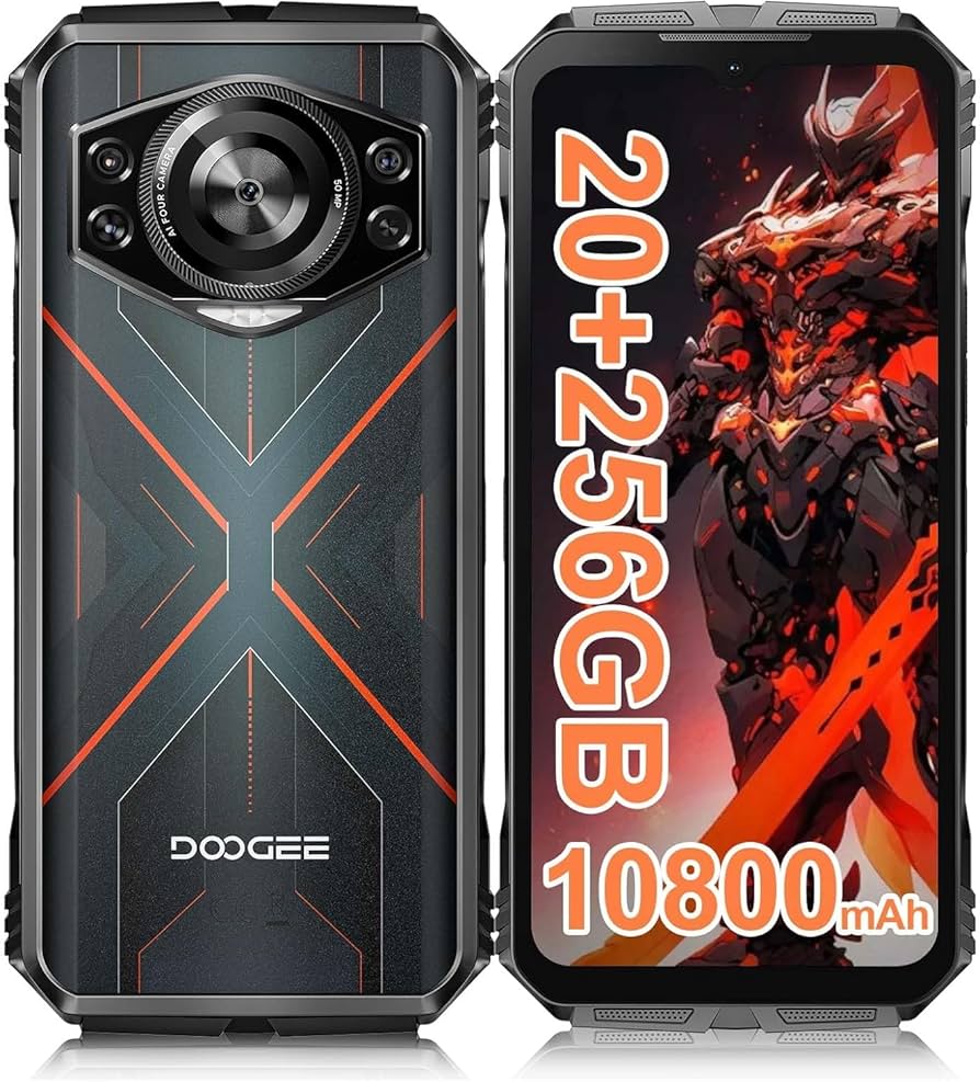 Amazon.com: DOOGEE S Cyber Rugged Smartphone, Android 14, 10800mAh