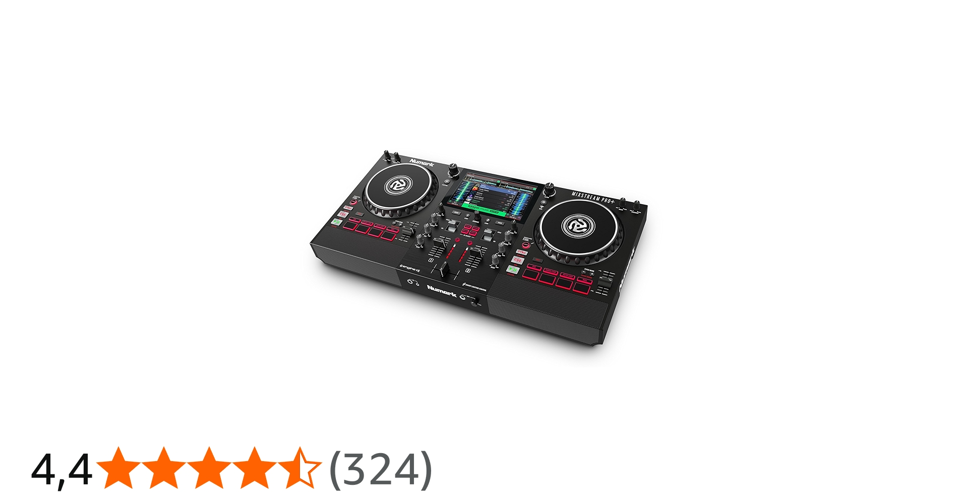 Numark Mixstream Pro+ DJ Controller with Stem Separation, 2 Decks