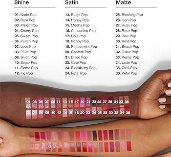 Amazon.com: Clinique Pop Longwear Lipstick | Long Lasting, Satin