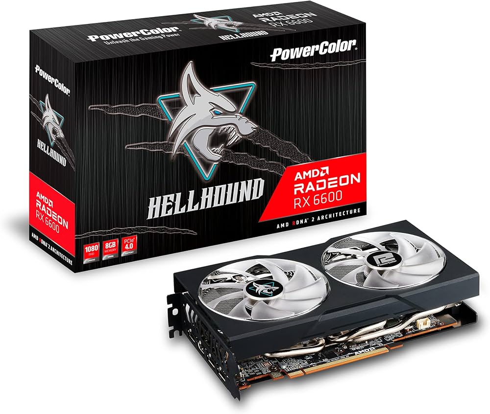 Amazon | POWERCOLOR グラフィックボード AMD Radeon RX6600 GDDR6 8GB