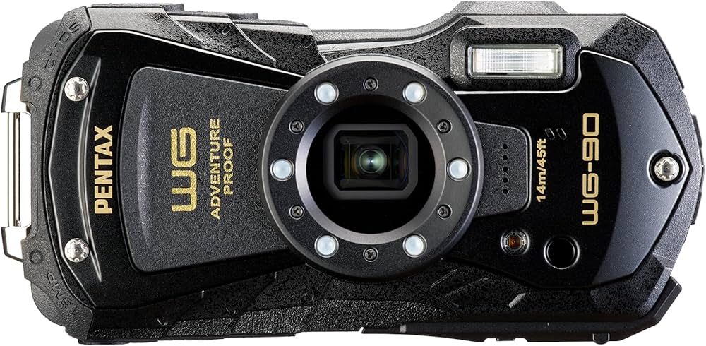 Amazon | PENTAX WG-90 ブラック 本格防水デジタルカメラ 14m防水