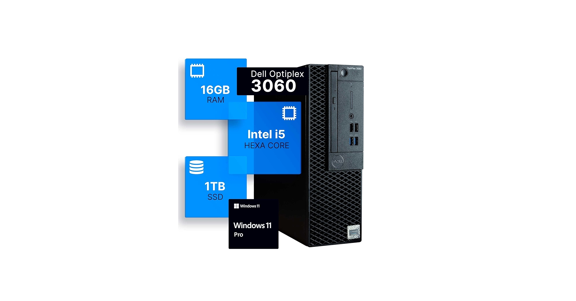 Amazon.com: Dell Optiplex 3060 Desktop Computer | Intel i5-8500