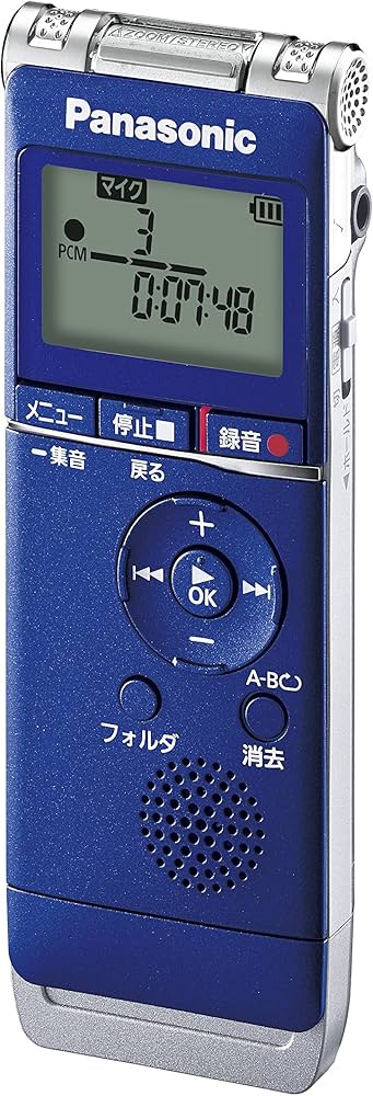 Amazon.co.jp: Panasonic ICレコーダー 2GB ブルー RR-XS355-A : 家電