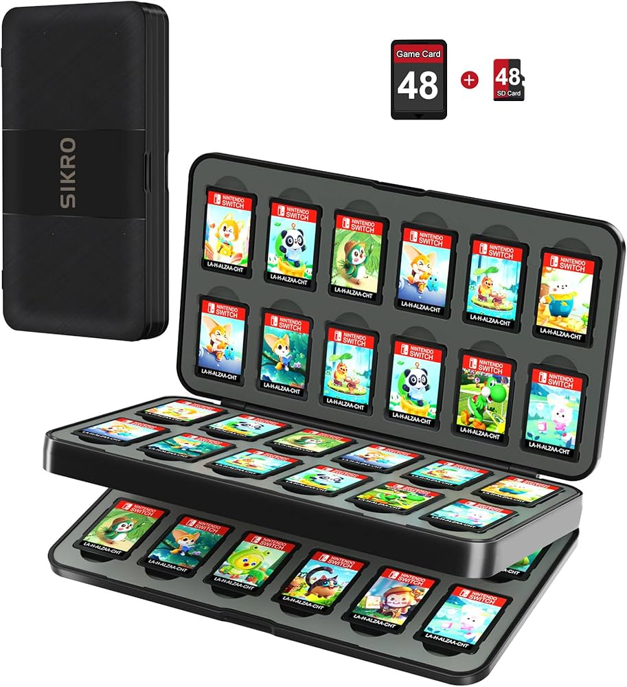 Amazon.co.jp: switch ソフトケース カードケース 48枚ゲームカード