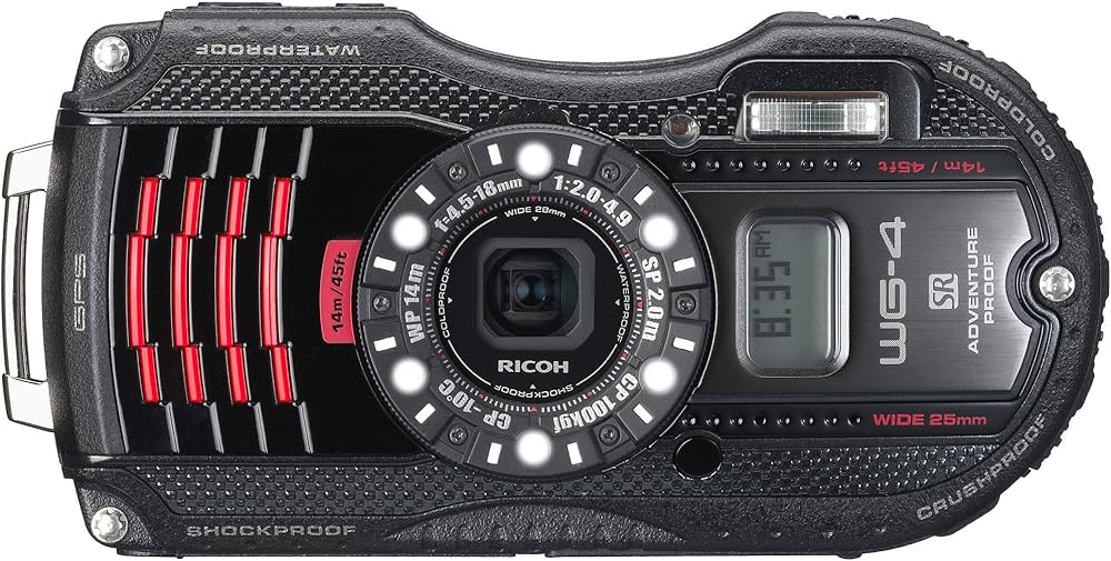 Amazon | RICOH 防水デジタルカメラ RICOH WG-4GPS ブラック 防水14m耐