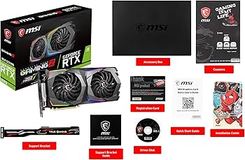 Amazon.com: MSI GAMING GeForce RTX 2070 8GB GDRR6 256-bit HDMI/DP