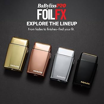 Amazon.com: BaBylissPRO Barberology Double Foil Shaver, FXFS2