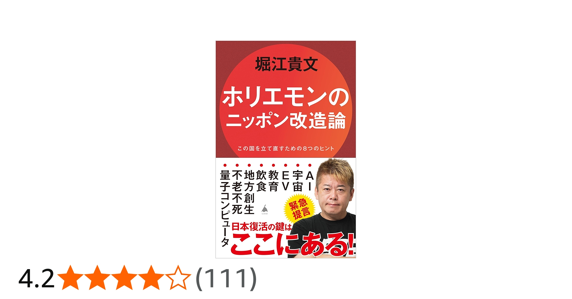 ホリエモンのニッポン改造論 この国を立て直すための8つのヒント (SB