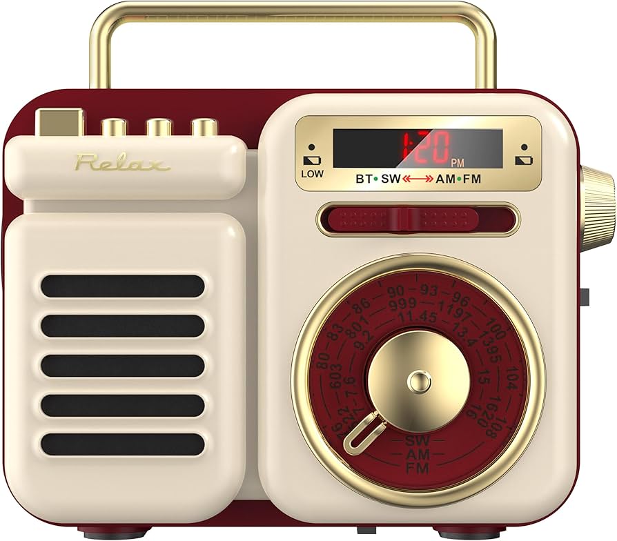 Amazon.co.jp: RELAX マルチ レトロラジオ スピーカー 1台7役