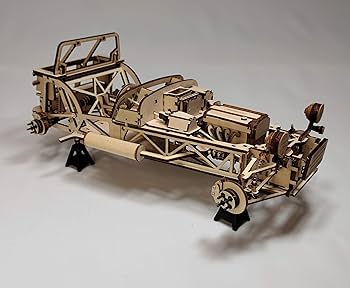 Amazon | ESTON Craft 木製模型 組立キット ケータハム セブン 1:10