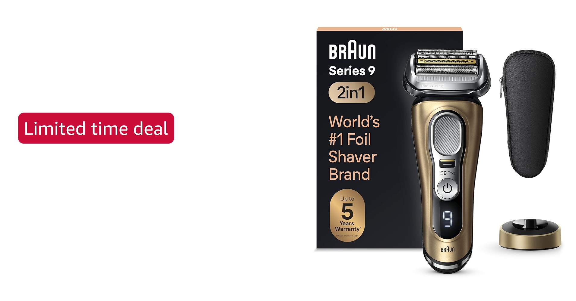 Amazon.com: Braun Series 9 Pro 9419s Electric Shaver for Men, Wet