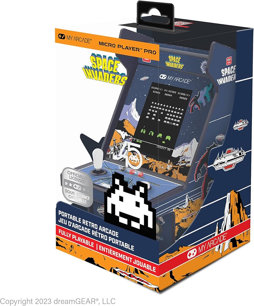 Amazon.co.jp: My Arcade Space Invaders 6.75インチ、レトロビデオ