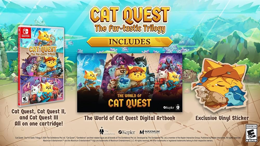 Amazon.com: Cat Quest - The Fur-tastic Trilogy Nintendo Switch