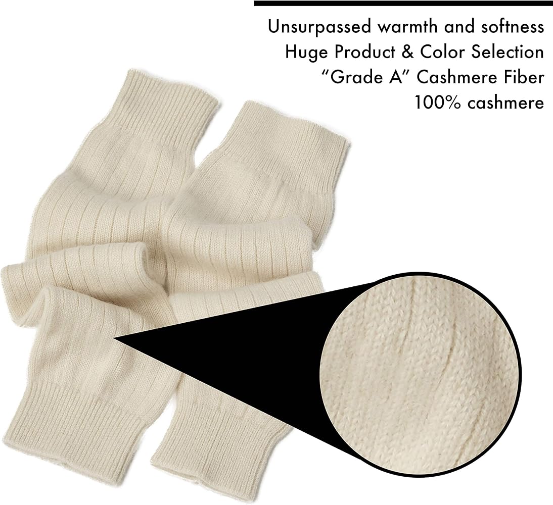 Cashmere Boutique Long Leg Warmers for Women and Girls – Perfect